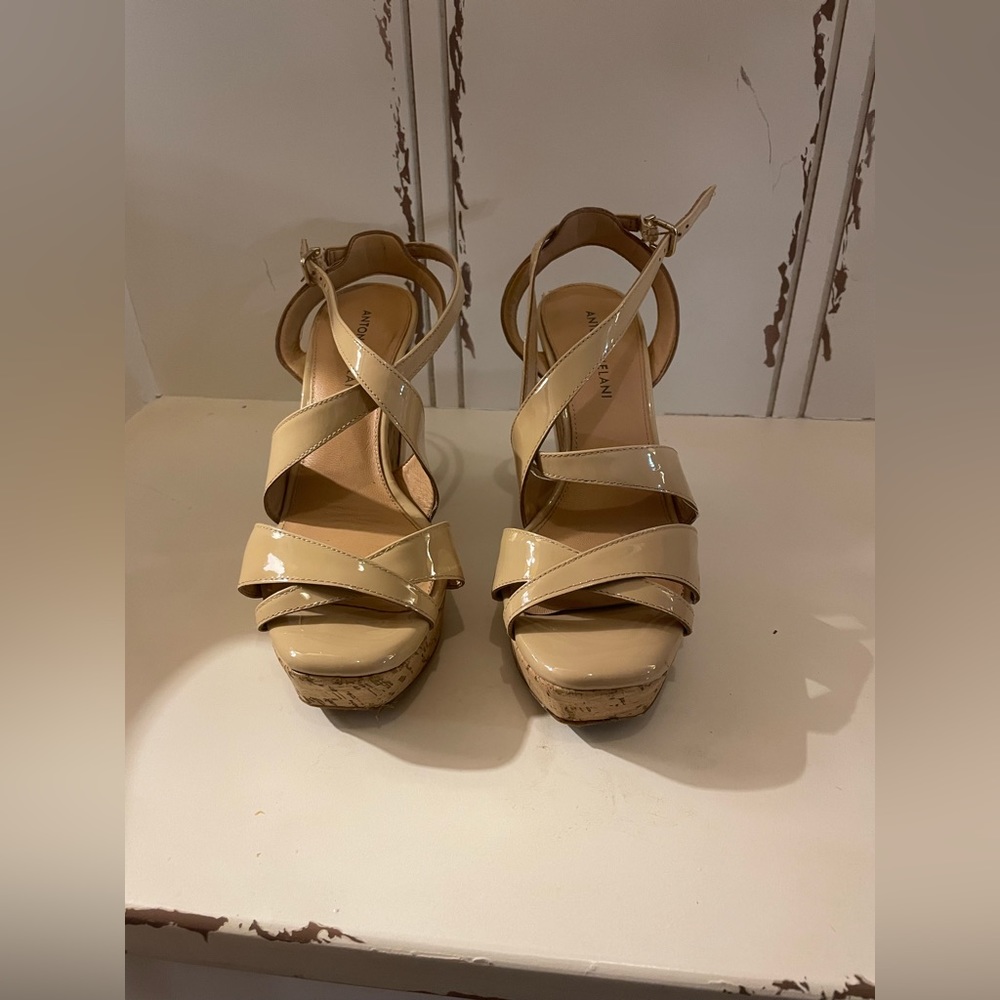 Antonio Melani strap wedges